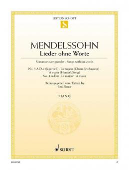 Songs without Words Op. 19/3 and 4 Download