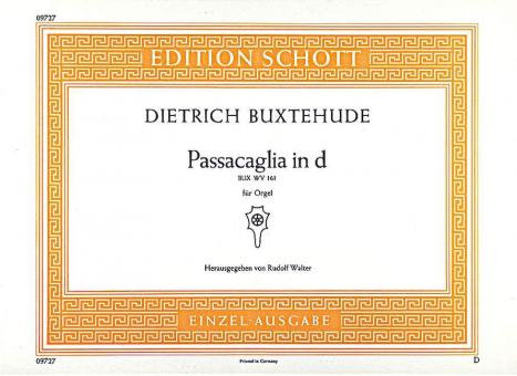 Passacaglia in d BUX WV 161 Download