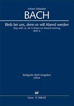 Bleib bei uns, denn es will Abend werden Standard