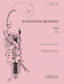Klaviertrio Nr. 1 B-Dur op. 18 Download