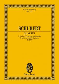 Streichquartett g-Moll op. posth. D 173 