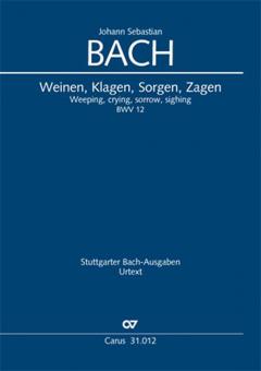 Weinen, Klagen, Sorgen, Zagen Standard