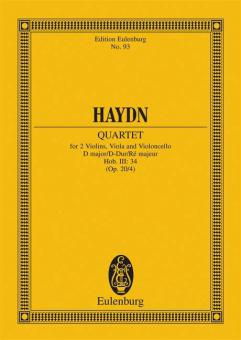Streichquartett D-Dur op. 20/4 Hob. III: 34 Download