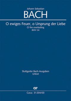 O fire everlasting BWV 34 Standard