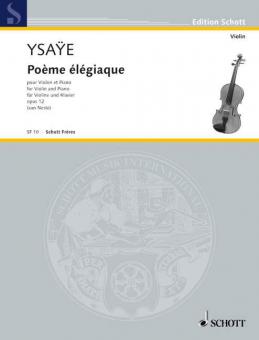 Poème élégiaque op. 12 Download