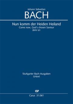 Nun komm, der Heiden Heiland (I) Standard