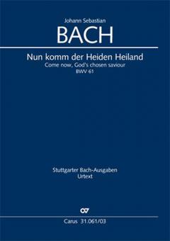 Nun komm, der Heiden Heiland (I) Standard