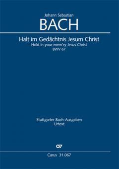 Halt im Gedächtnis Jesum Christ Standard