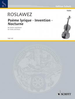 Poème lyrique - Invention - Nocturne Download