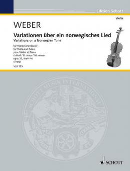 Variations on a Norwegian Tune Op. 22 WeV P.4 Download