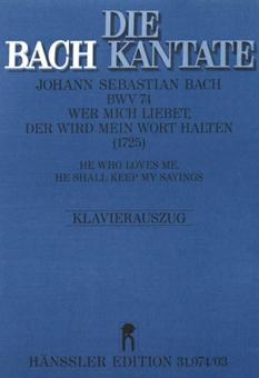 Wer mich liebet, der wird mein Wort halten (II) Standard