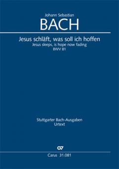 Jesus schläft, was soll ich hoffen Standard