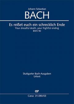 Es reisset euch ein schrecklich Ende Standard