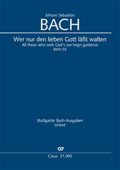 Wer nur den lieben Gott lässt walten Standard