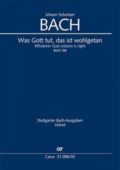 Was Gott tut, das ist wohlgetan (I) Standard