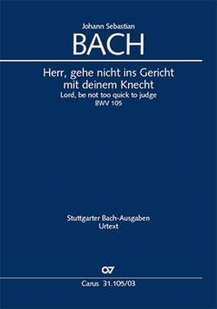 Herr, gehe nicht ins Gericht mit deinem Knecht Standard
