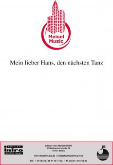 Mein lieber Hans, den nächsten Tanz 