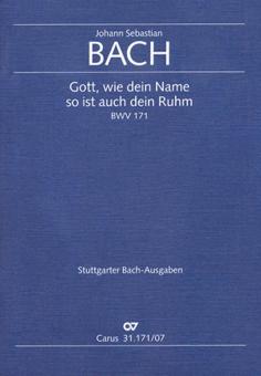 Gott, wie dein Name, so ist auch dein Ruhm 
