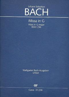 Messe en sol majeur Standard
