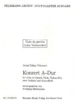 Concerto en la majeur pour viole de gambe 