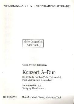 Concerto en la majeur pour viole de gambe 