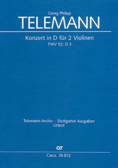 Concerto en ré majeur pour 2 violons 