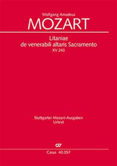 Litaniae de venerabili altaris Sacramento en mi bémol majeur 