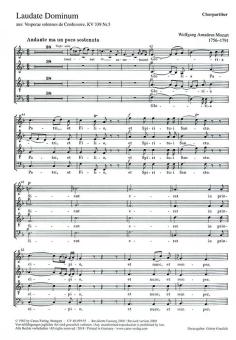 Laudate Dominum en fa majeur 