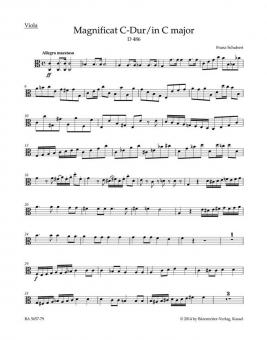 Magnificat en ut majeur D 486 