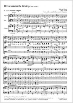 3 chants mariaux 