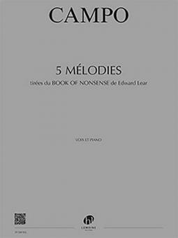 5 Mélodies tirées du Book of nonsense 