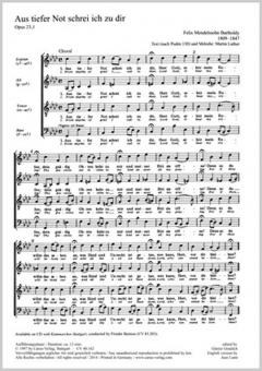 Aus tiefer Not schrei ich zu dir op. 23 Download