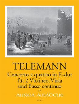 Concerto a quattro in E-dur TWV 43:E2 