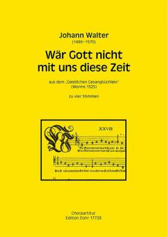 Wär Gott nicht mit uns diese Zeit 