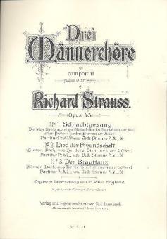 Three Male Choruses Op. 45 No. 3: Der Brauttanz Download