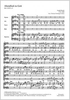 Chant du soir à Dieu 