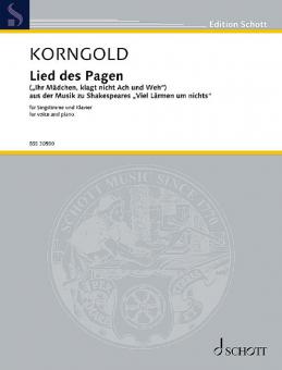 Lied des Pagen op. 11 Standard