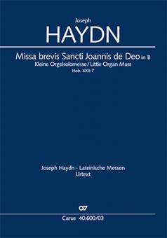 Missa brevis Sancti Joannis de Deo en si bémol majeur Standard