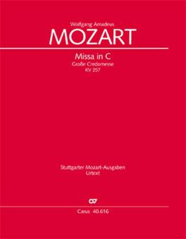 Messe en ut majeur Standard