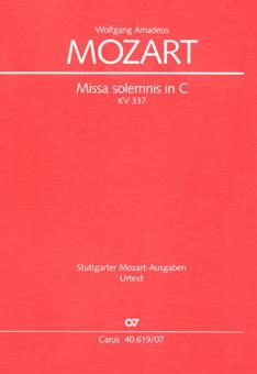 Missa solemnis en ut majeur 