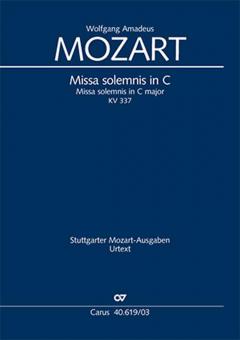 Missa solemnis en ut majeur Standard