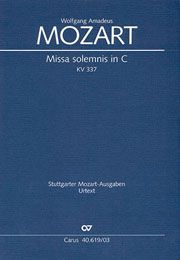 Missa solemnis en ut majeur 
