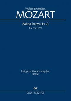 Missa brevis en Sol majeur Standard