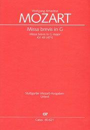 Missa brevis en Sol majeur 