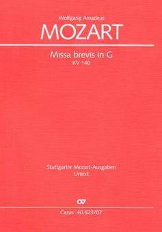 Missa brevis en sol majeur 