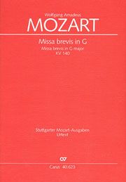 Missa brevis en sol majeur 