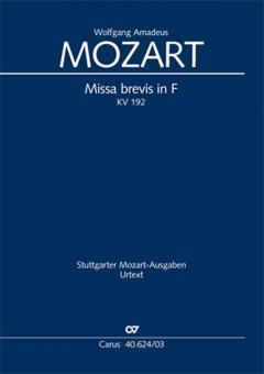 Missa brevis en fa majeur Standard
