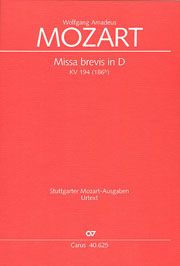Missa brevis en ré majeur 