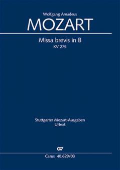 Missa brevis en si bémol majeur Standard