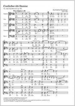Confitebor tibi Domine (Dich bekenn' ich) 